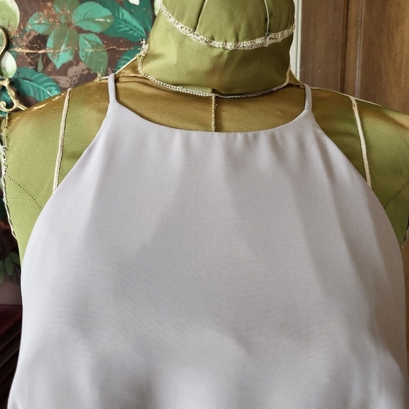 BILL LEVKOFF Blouson Chiffon Sample Dress Size 12 - Picture 4 of 10